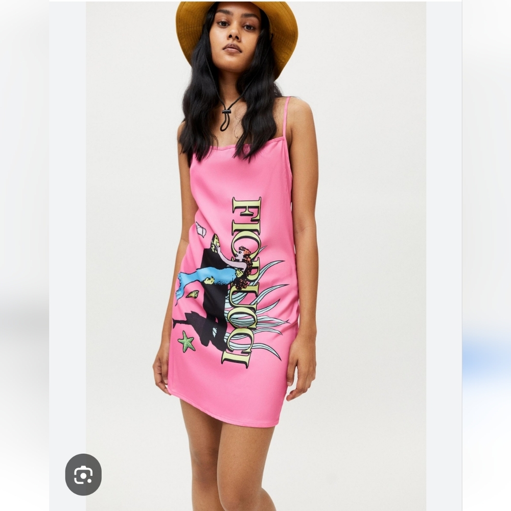 Fiorucci Frankenstain Mermaid Slip Dress.